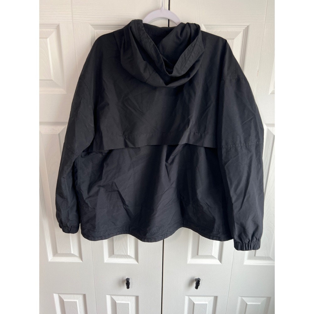 Vuori Elijo Rain Water-Resistant Black Full-zip, Hooded Jacket Size XL - Picture 3 of 8